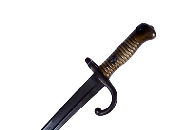 Lot 120 - Three French 19th Century Chassepot bayonets
