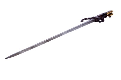 Lot 121 - A First World War Imperial German trench shovel; and other military items