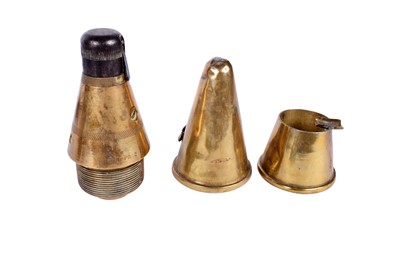 Lot 121 - A First World War Imperial German trench shovel; and other military items