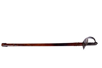 Lot 41 - A George VI 1897 pattern Infantry Officer's Royal Engineers sword