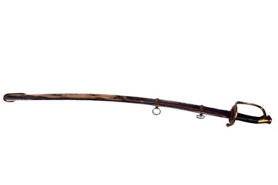 Lot 49 - An American 1850 model style Staff and Field Officer's sword