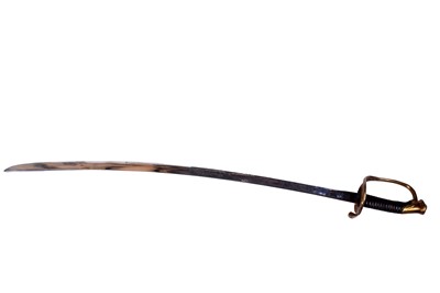 Lot 49 - An American 1850 model style Staff and Field Officer's sword