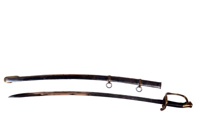 Lot 49 - An American 1850 model style Staff and Field Officer's sword