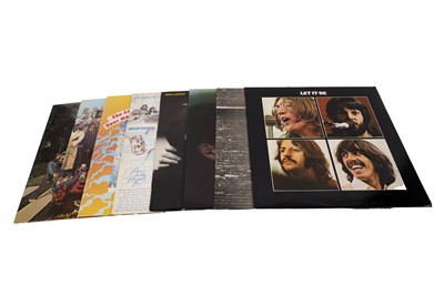 Lot 491 - Vinyl LP records by The Beatles and John Lennon