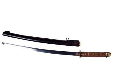 Lot 86 - A Second World War period Japanese Military katana