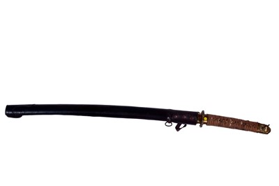Lot 86 - A Second World War period Japanese Military katana