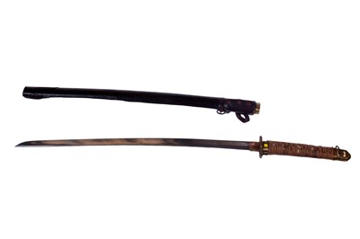Lot 86 - A Second World War period Japanese Military katana