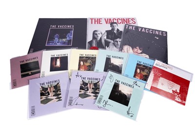 Lot 498 - Vinyl LP records and 7" singles by The Vaccines