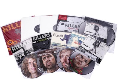 Lot 499 - Vinyl 12" and 7" singles and picture discs by The Killers