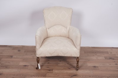 Lot 50 - A Victorian tub armchair
