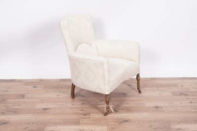 Lot 50 - A Victorian tub armchair