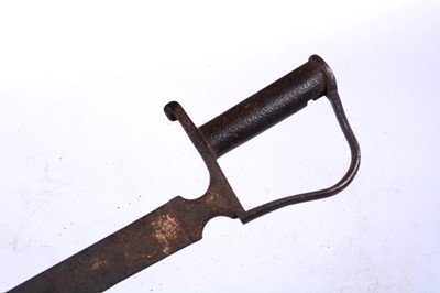 Lot 124 - A 19th Century socket sword bayonet