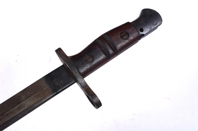 Lot 98 - Three WWI bayonets and another later