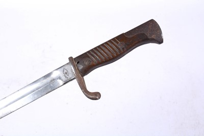Lot 99 - A German First World War model 98/05 Mauser bayonet