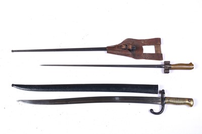Lot 125 - Two French bayonets