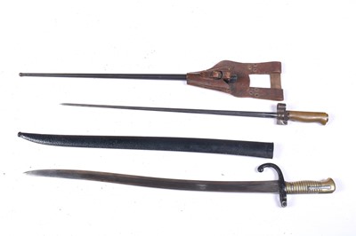 Lot 125 - Two French bayonets