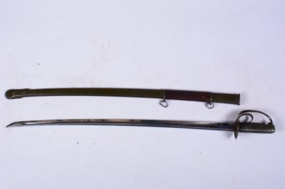Lot 101 - A Second World War period Japanese sabre