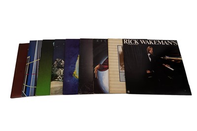 Lot 445 - Vinyl LP records by Yes and Rick Wakeman