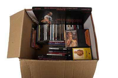 Lot 405 - CDs and cassette tapes - mixed genres and artists