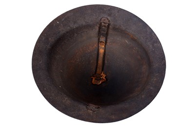 Lot 191 - Two Brodie helmets; and another