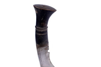 Lot 209 - A Canadian Kodak Co. gun sighting telescope; a kukri; and a horn