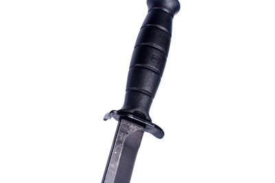 Lot 135 - A US M7 bayonet; and two Danish M96 knives