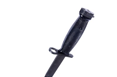 Lot 135 - A US M7 bayonet; and two Danish M96 knives
