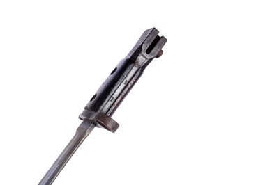 Lot 136 - A WWI Ross rifle bayonet; and another bayonet