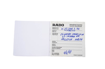 Lot 569 - Rado DiaStar: a ceramic and gilt cased wristwatch