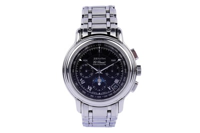 Lot 452 - Zenith El Primero Chronomaster: a stainless steel cased automatic chronograph chronometer wristwatch