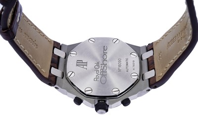 Lot 476 - Audemars Piguet (AP) Royal Oak Offshore: a stainless steel cased automatic chronograph wristwatch