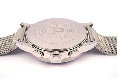 Lot 548 - Longines Heritage Classic: a stainless steel cased automatic chronograph wristwatch