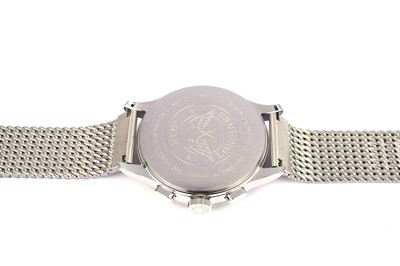 Lot 548 - Longines Heritage Classic: a stainless steel cased automatic chronograph wristwatch
