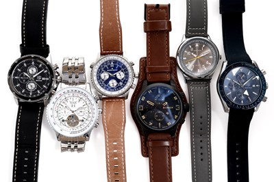 Lot 828 - A Jaragar automatic wristwatch; and other watches