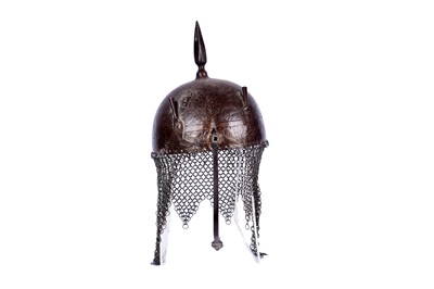Lot 202 - A 19th Century Indo-Persian Khula Khud helmet