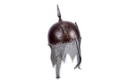 Lot 202 - A 19th Century Indo-Persian Khula Khud helmet