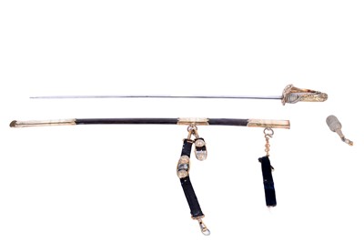 Lot 186A - A German Second World War Kriegsmarine Officer's dress sword