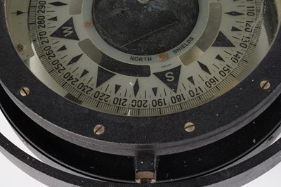 Lot 626 - Two gimballed ship's compasses