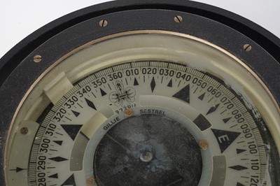 Lot 626 - Two gimballed ship's compasses