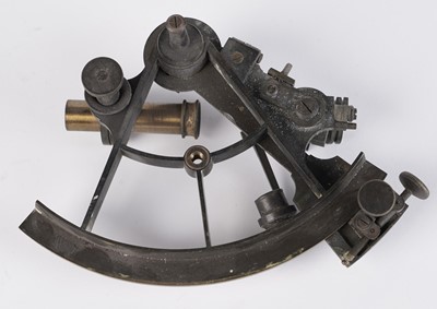 Lot 631 - A collection of navigational tools; and a part 19th Century Sextant