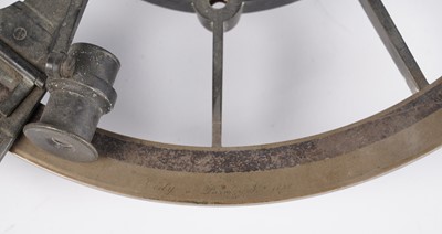 Lot 631 - A collection of navigational tools; and a part 19th Century Sextant