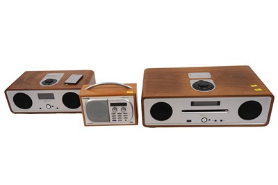 Lot 283 - A Vita Audio R4 radio and CD player; a Ruark Audio R2i Tabletop Stereo; and another item