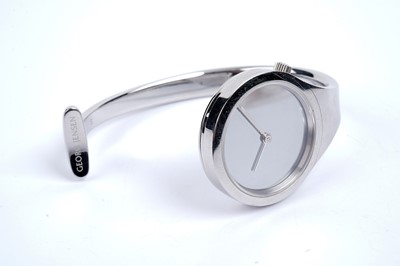 Lot 578 - Georg Jensen, Denmark: a steel cased lady's wristwatch
