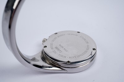 Lot 578 - Georg Jensen, Denmark: a steel cased lady's wristwatch