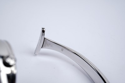 Lot 578 - Georg Jensen, Denmark: a steel cased lady's wristwatch