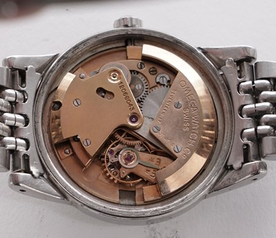 Lot 518 - Omega: a steel cased automatic wristwatch