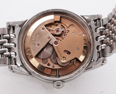 Lot 518 - Omega: a steel cased automatic wristwatch