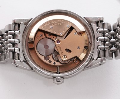Lot 518 - Omega: a steel cased automatic wristwatch