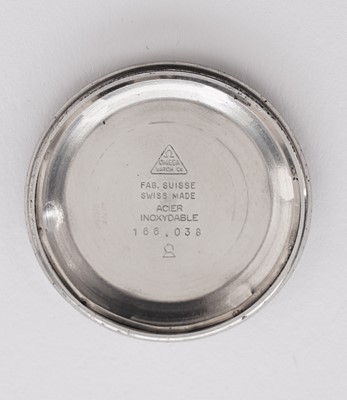 Lot 519 - Omega Admiralty: a stainless-steel cased wristwatch