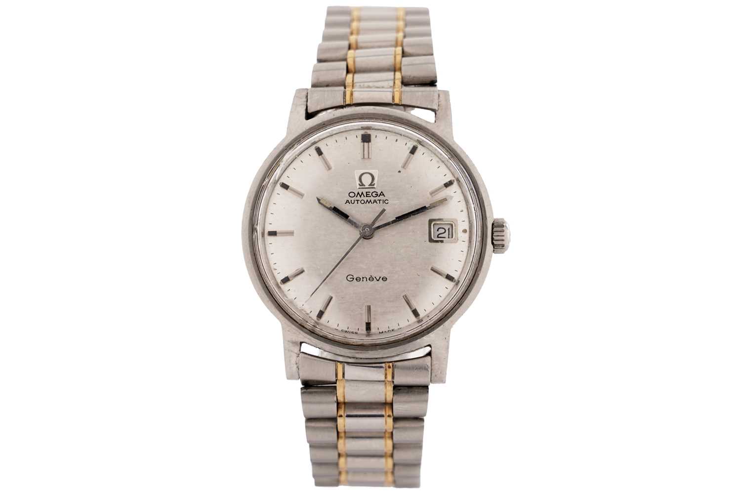 Lot 520 - Omega: a stainless-steel cased wristwatch